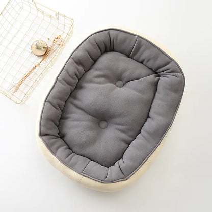 CozyChic Pet Haven - Luxe Reversible Beds
